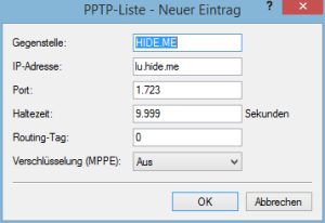 PPTP-Liste